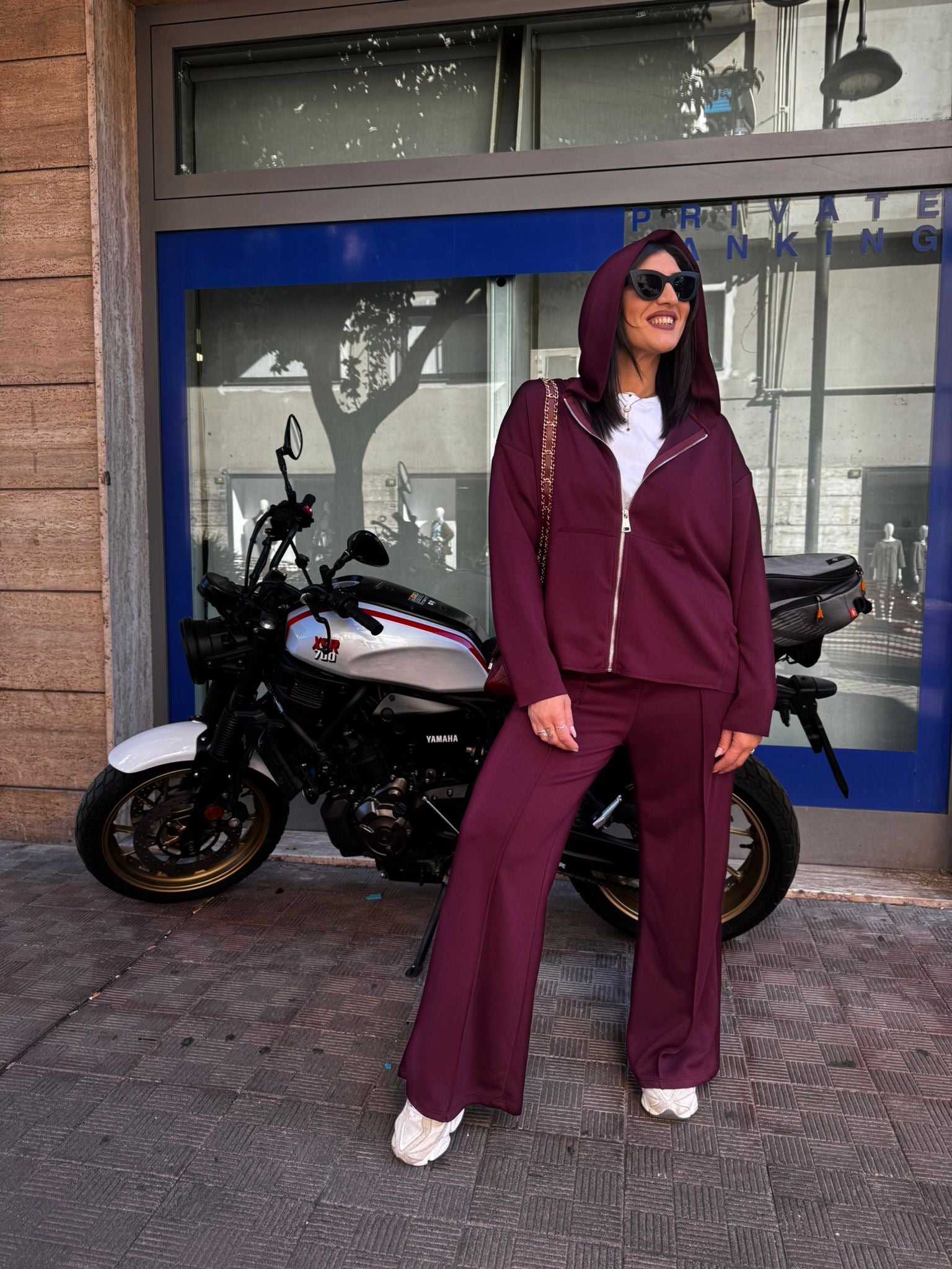 Felpa con zip e cappuccio Lizalù 2119