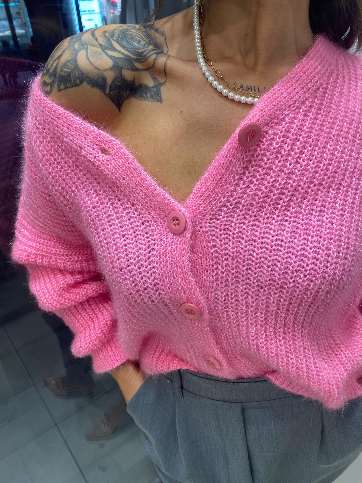 Cardigan corto a V Akè 7211
