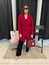 Cappotto monopetto in panno SANDRO FERRONE JESSIE