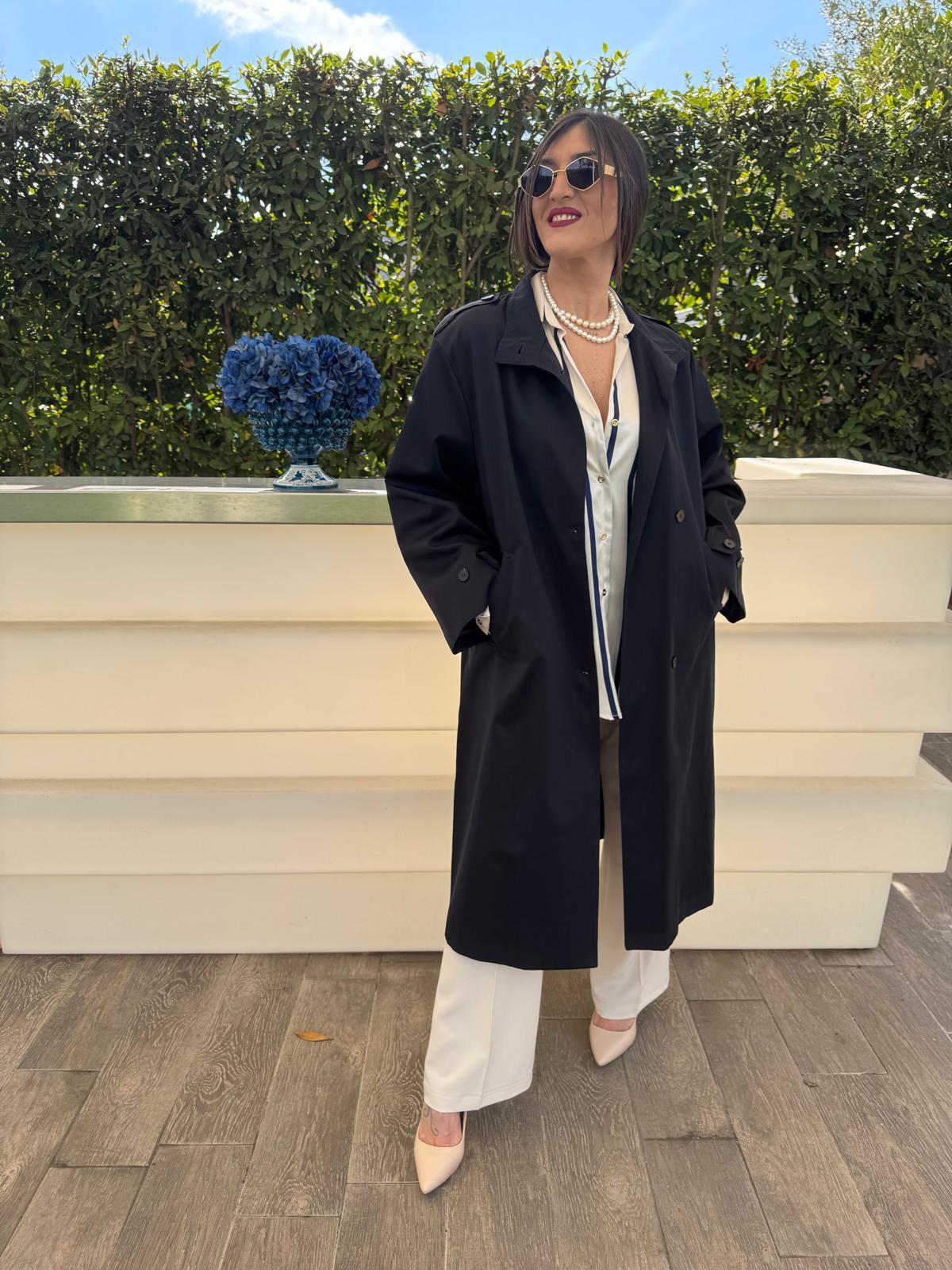 Trench con cintura SANDRO FERRONE C002