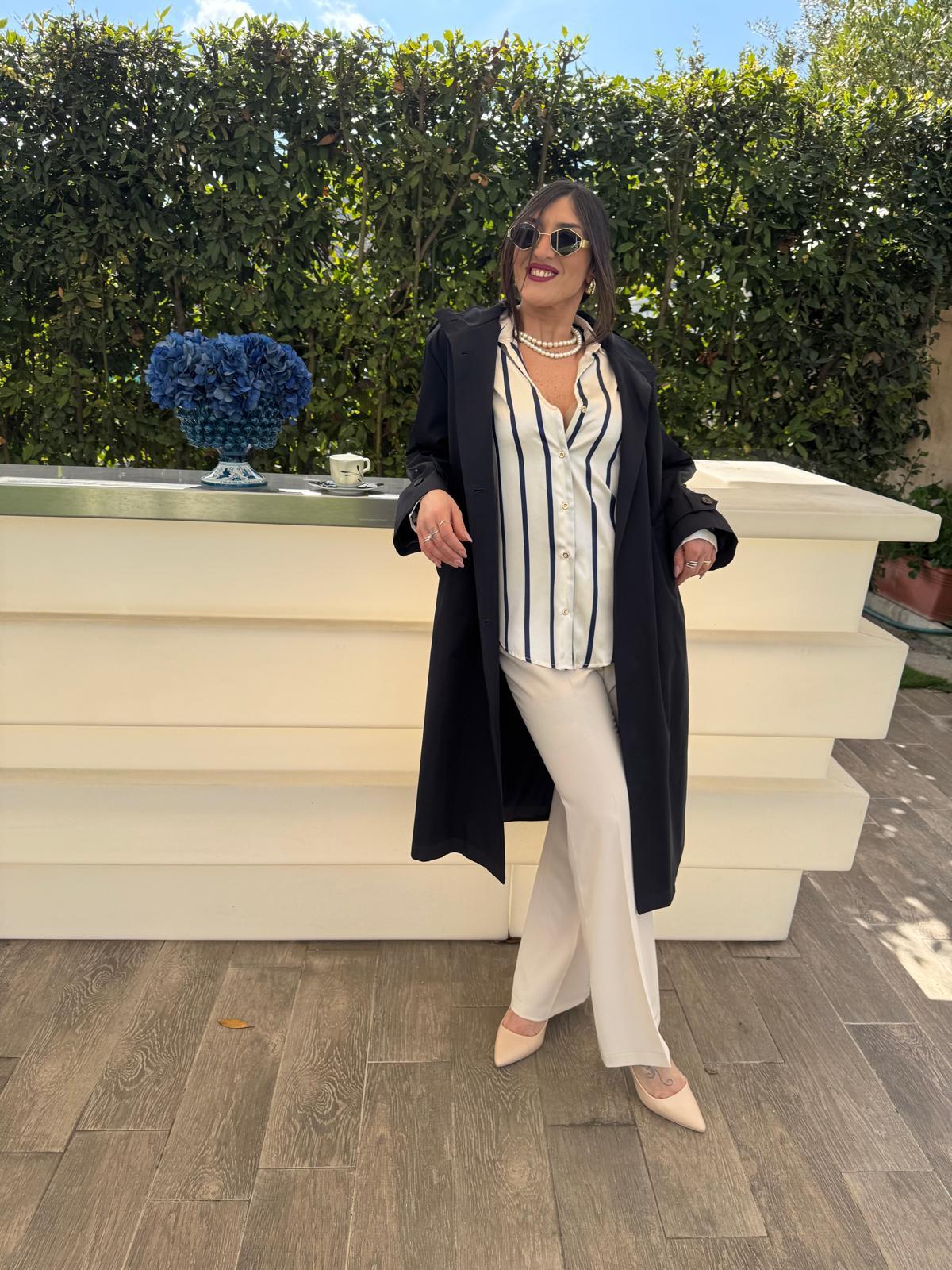 Trench con cintura SANDRO FERRONE C002