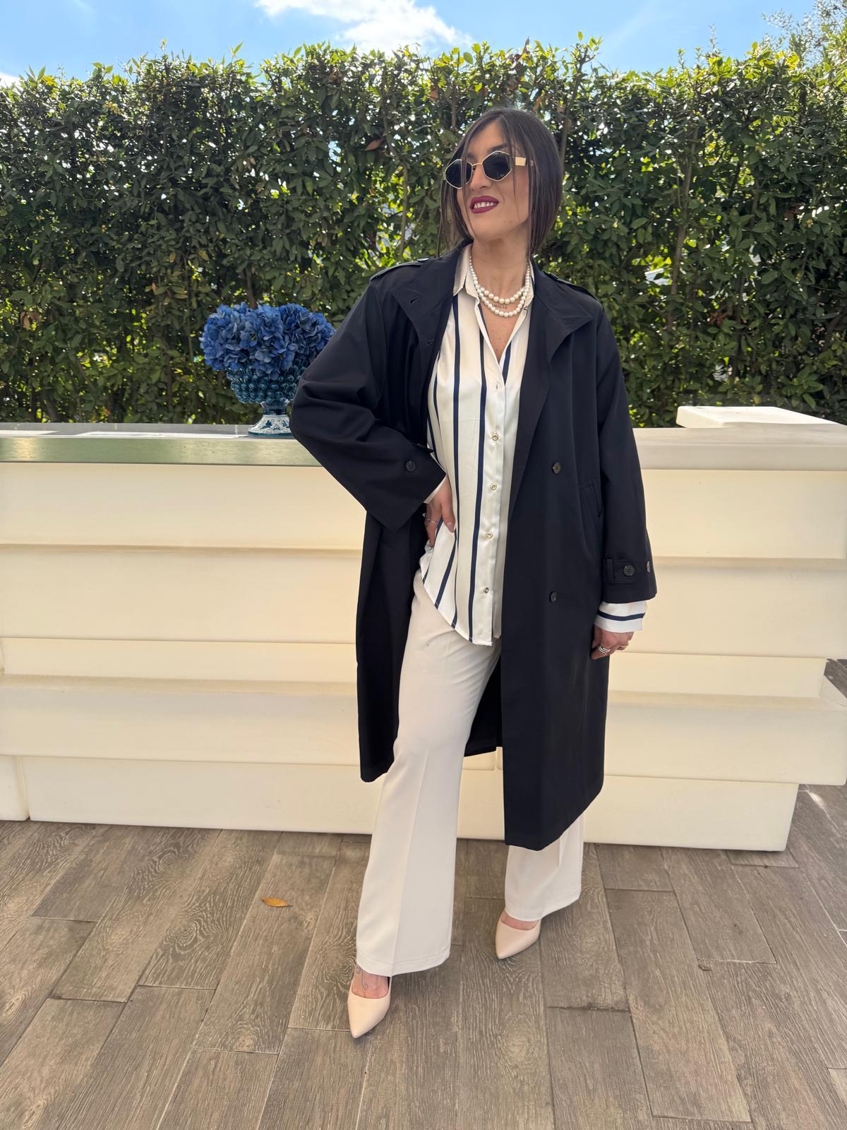 Trench con cintura SANDRO FERRONE C002