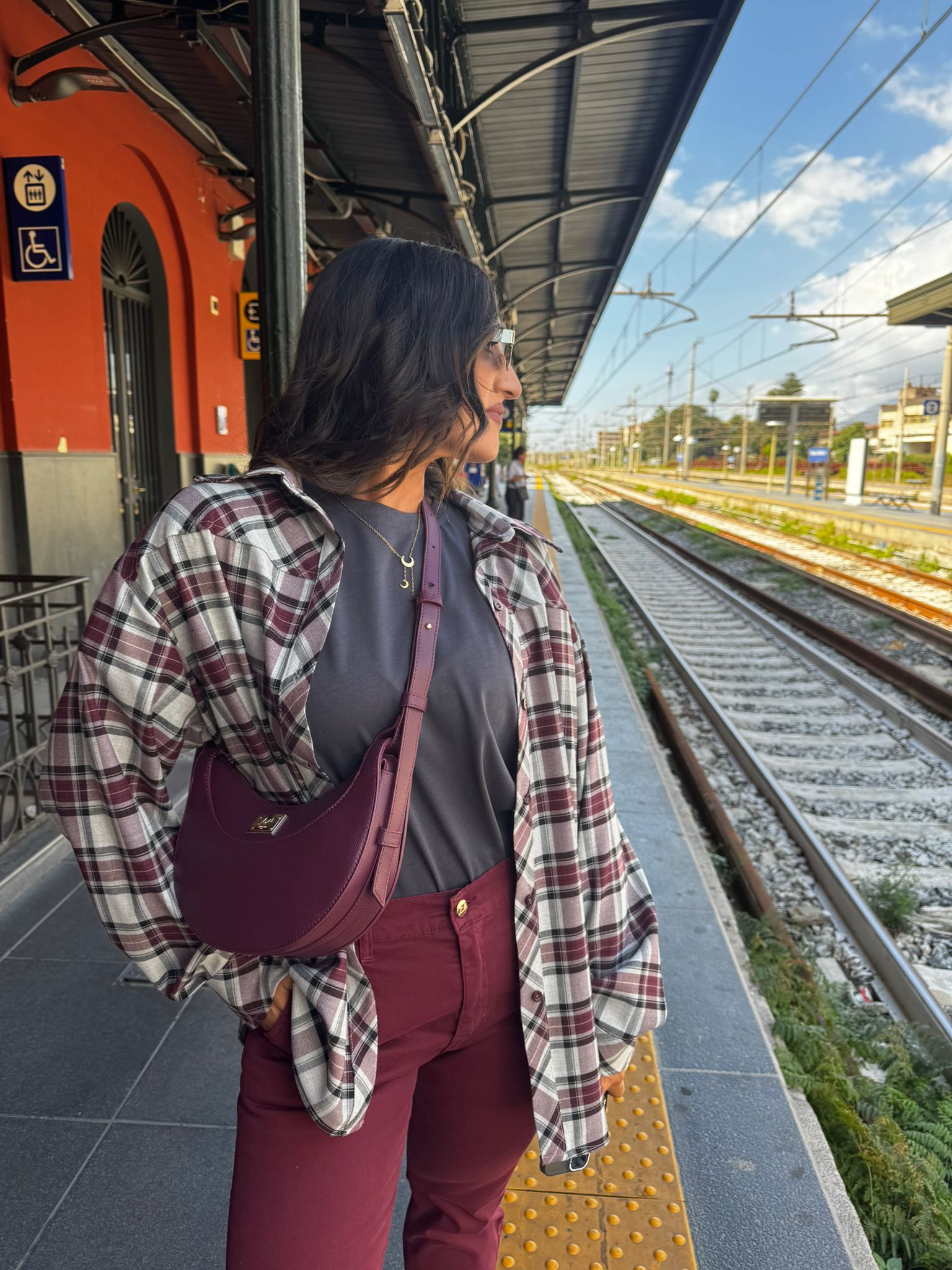 Borsa  a spalla lunetta Lizalù IONE
