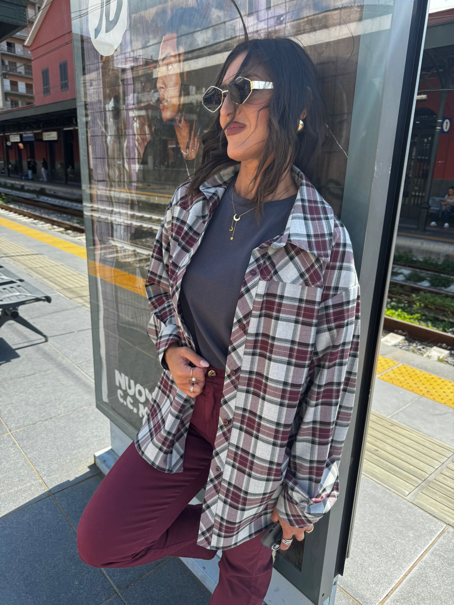 Camicia fantasia scozzese Lizalù TATIA