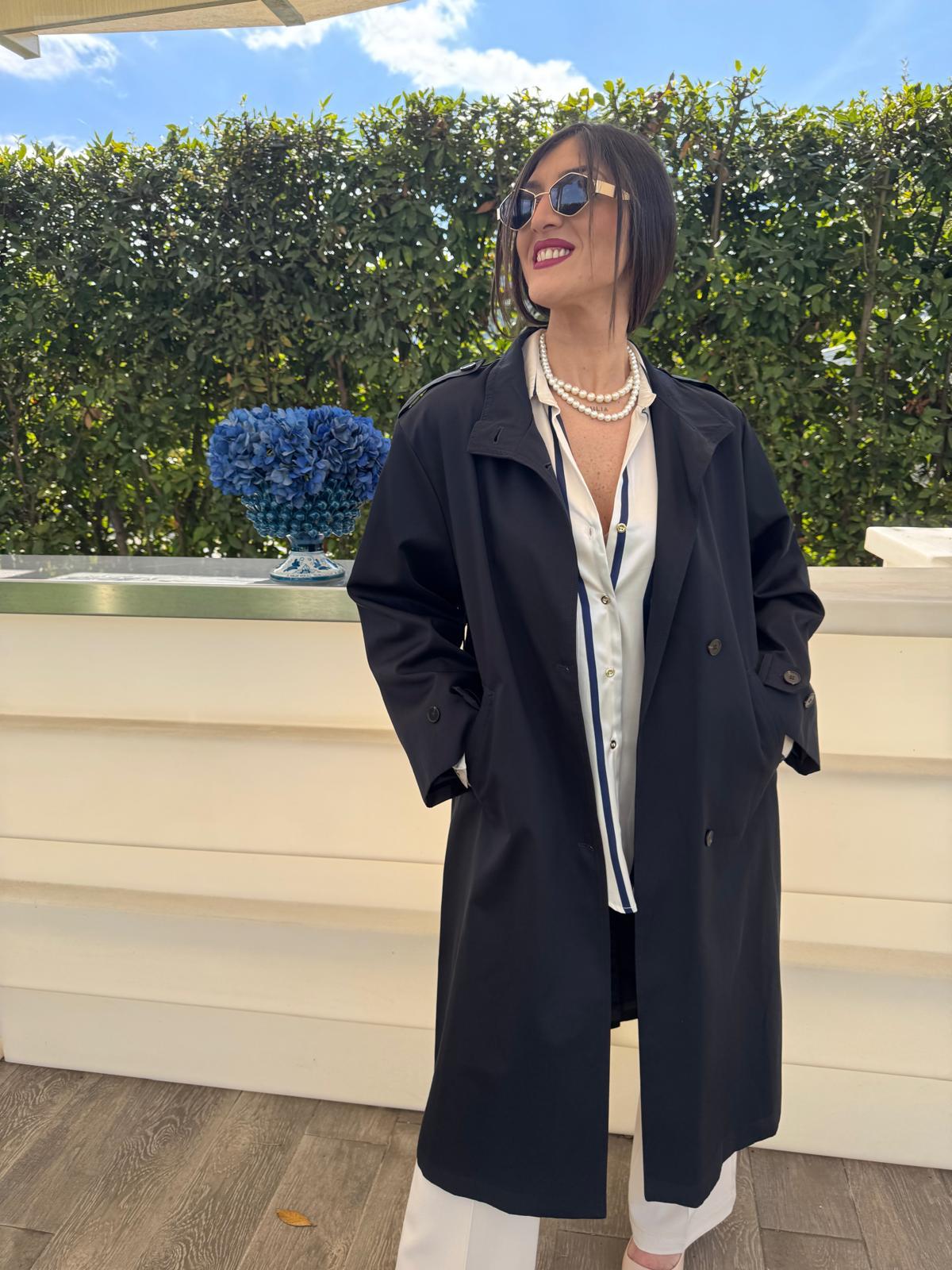 Trench con cintura SANDRO FERRONE C002