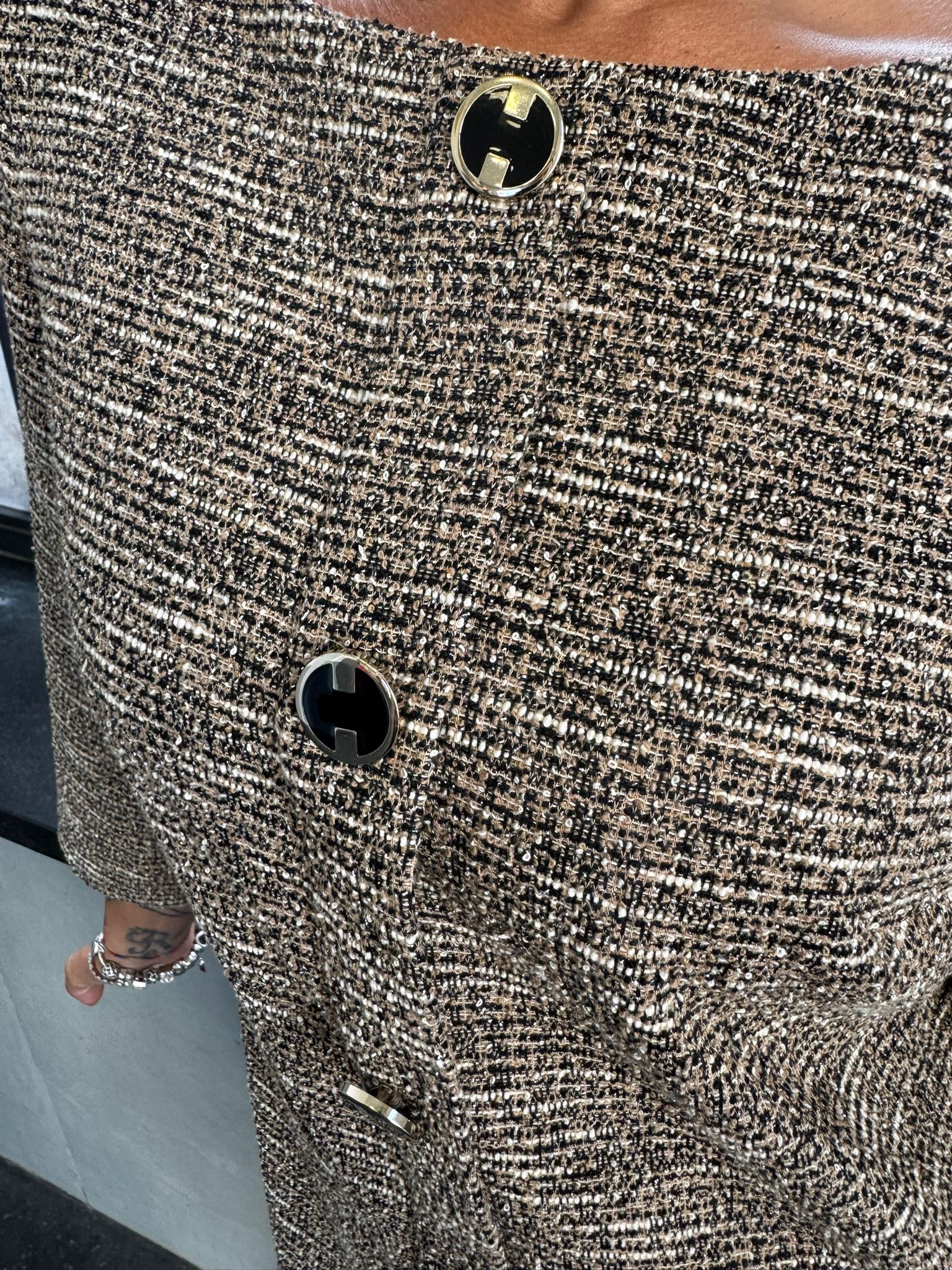 Abito manica 3/4  in tweed Lizalù ZOE