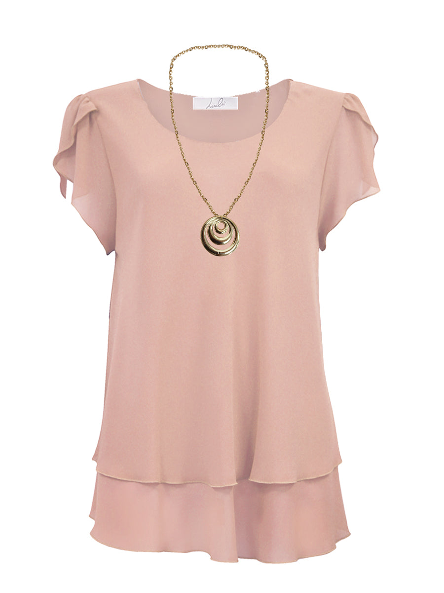 Blusa doppia balza Lizalù CLIDER