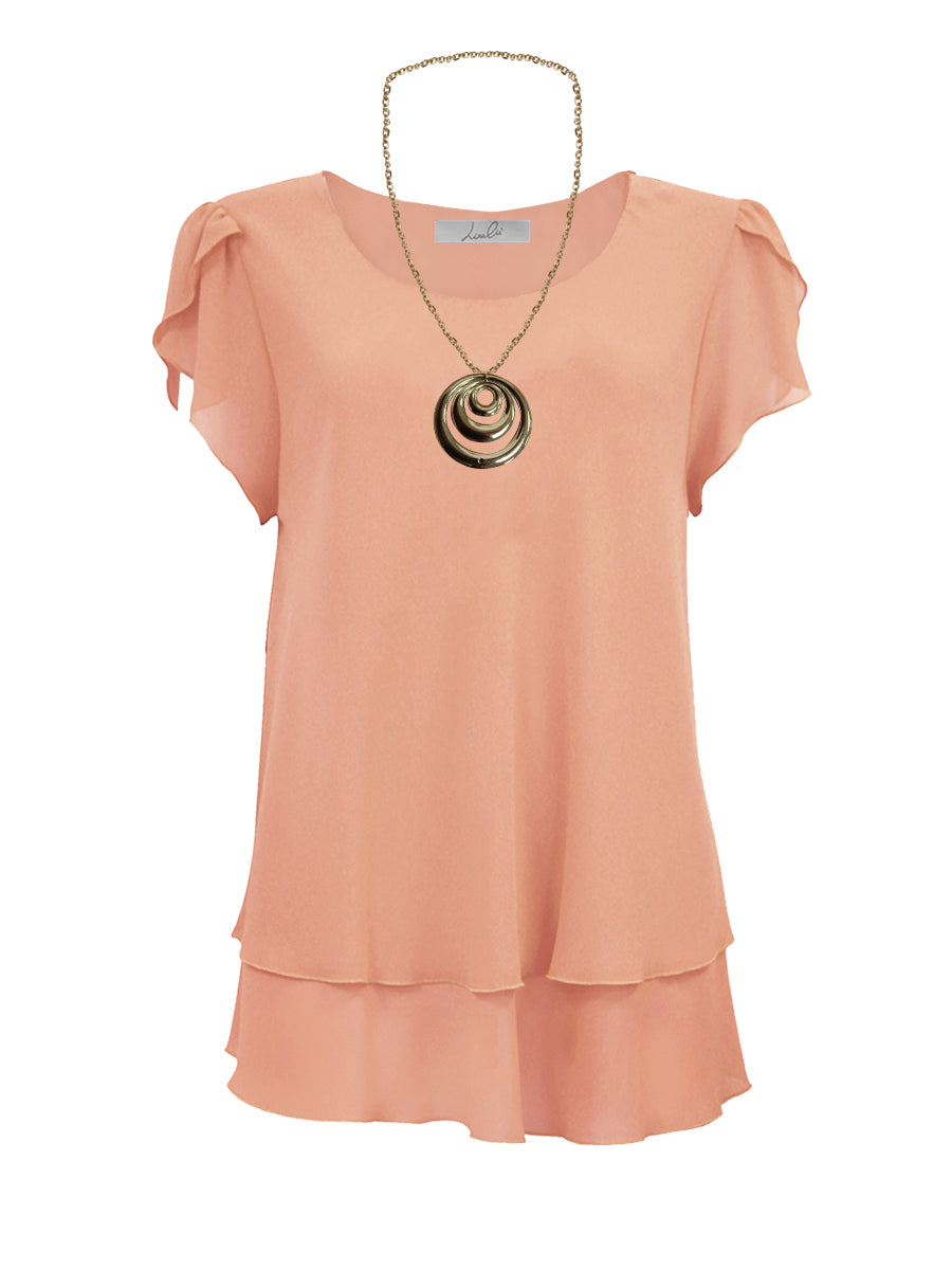 Blusa doppia balza Lizalù CLIDER