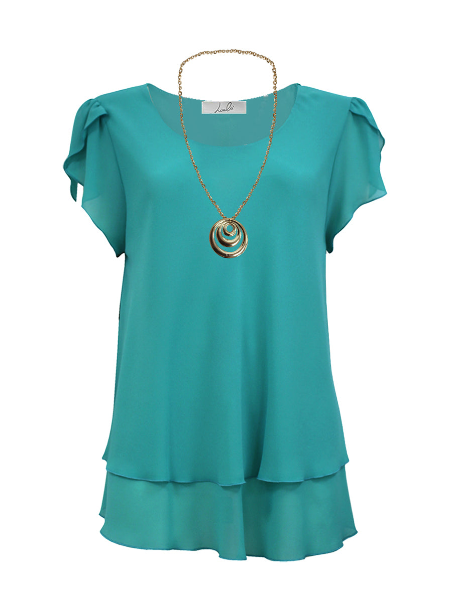 Blusa doppia balza Lizalù CLIDER