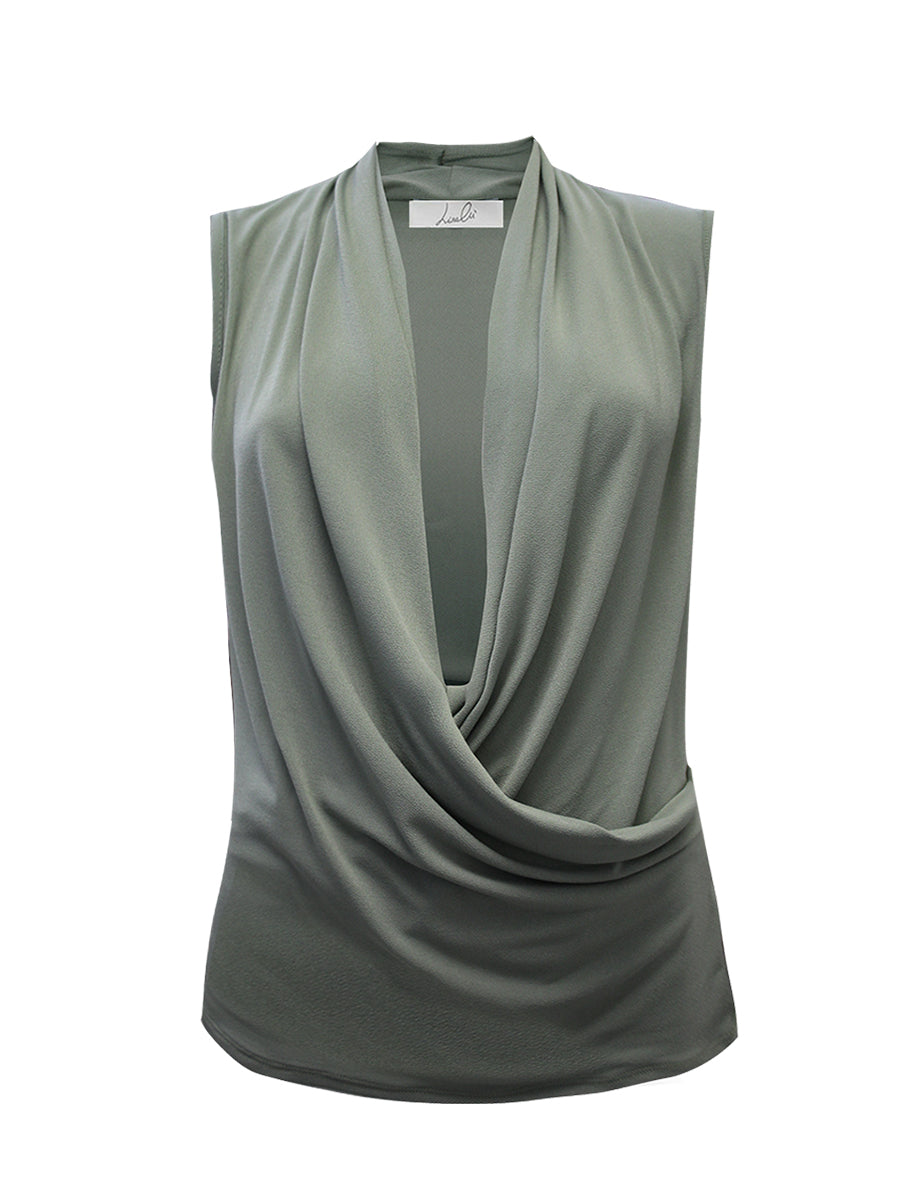 Top con scollo incrocio Lizalù E106